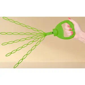 5-N-1 Bubble Wand – 5 Bubble Wands in One, Giant Bubble Wand Set, Blows 32 Bubbles, Easy Squeeze Handle, Perfect for Toddlers, Backyard Fun & Sensory Play, 17 Inch Bubble Wand