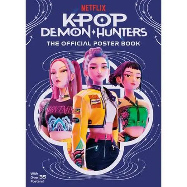 Kpop Demon Hunters: The Official Artistic Artwork Poster Book - Glossy Wall Print, Random House Paperback, Children's Literature & Art Book