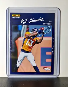KJ Hamler Rookie 2020 Panini NFL #19 Rated Rookie Card Denver Broncos