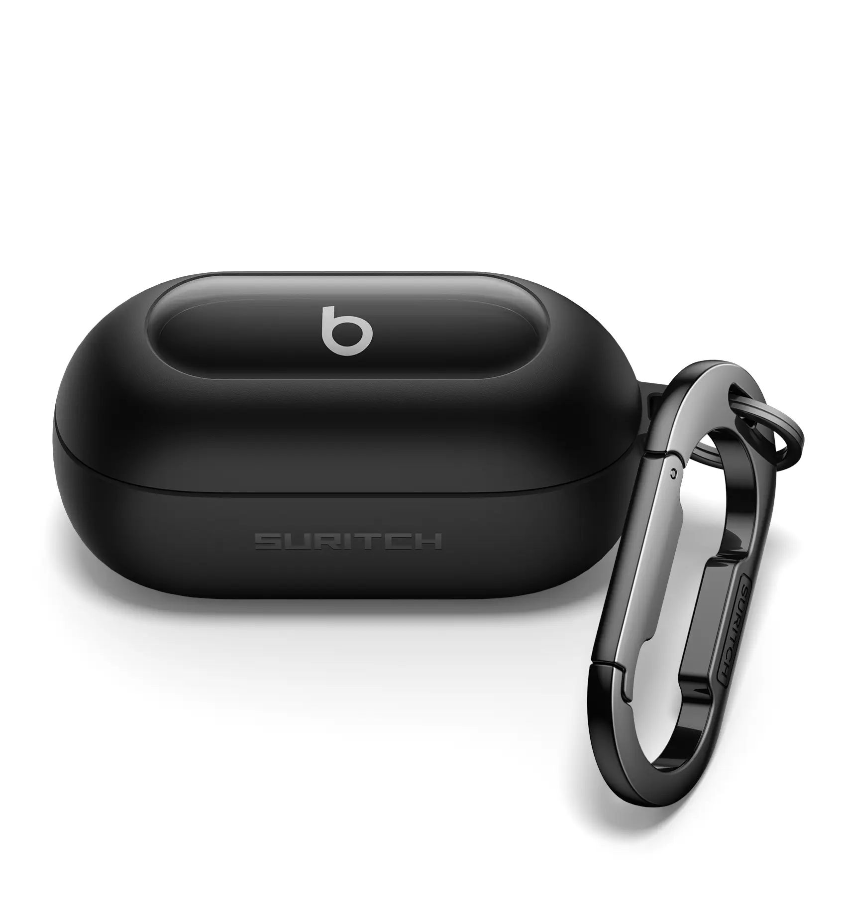 SURITCH Cases for Beats Solo Buds 2024 Case Cover, Magnetic Protective Covers for Beats Solo Buds Wireless Earbuds, Rugged Bumper Case with Magnetic Lok & Carabiner & Keyring & Cleaning Kit[ONLY CASE, BUDS NOT INCLUDED]