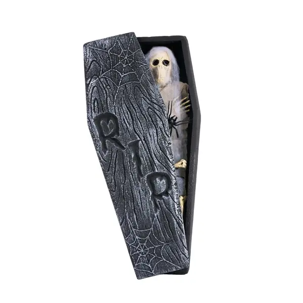 27-Inch Mummy Coffin Decoration