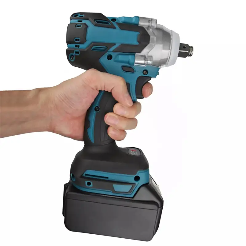 18V Brushless Cordless Impact Wrench & Drill Set - 520N.m Torque Brushless Power Tools Kit, Auto Repair Tools, Lithium-Ion Batteries, Charger, Accessories, Storage Box - Father's Day Gift for Garage Users, Cordless Drill