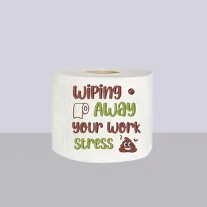 Funny gift office Toilet Paper – "Wiping Away Your Work Stress" | Office Gag Gift, Stress Relief Humor