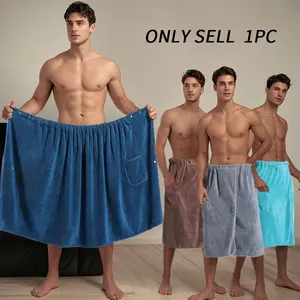 Men'S Large Size Blue Bath Towel - Absorbent Beach & Hotel Towel, 75cm x 150cm, Contemporary Striped Design, Perfect for Swimming & Relaxation, Swimming Accessory | Striped Bath Towel | Absorbent Fabric, Wash Cloths, Premium Bath Towels