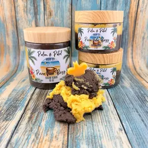 Pura Vida Buzz Coffee Sugar Scrub | Exfoliating & Moisturizing Body Scrub with Shea Butter, Coffee & Honey | Energizing Coffee Body Exfoliator
