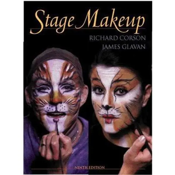 Used Hardcover Book - Stage Makeup by Richard Corson-Corson/Glavan (English, 2000 Edition, 428 Pages) - Very Good Condition, Accurate Comprehensive Step-by-Step Makeup Artistry for Stage Productions