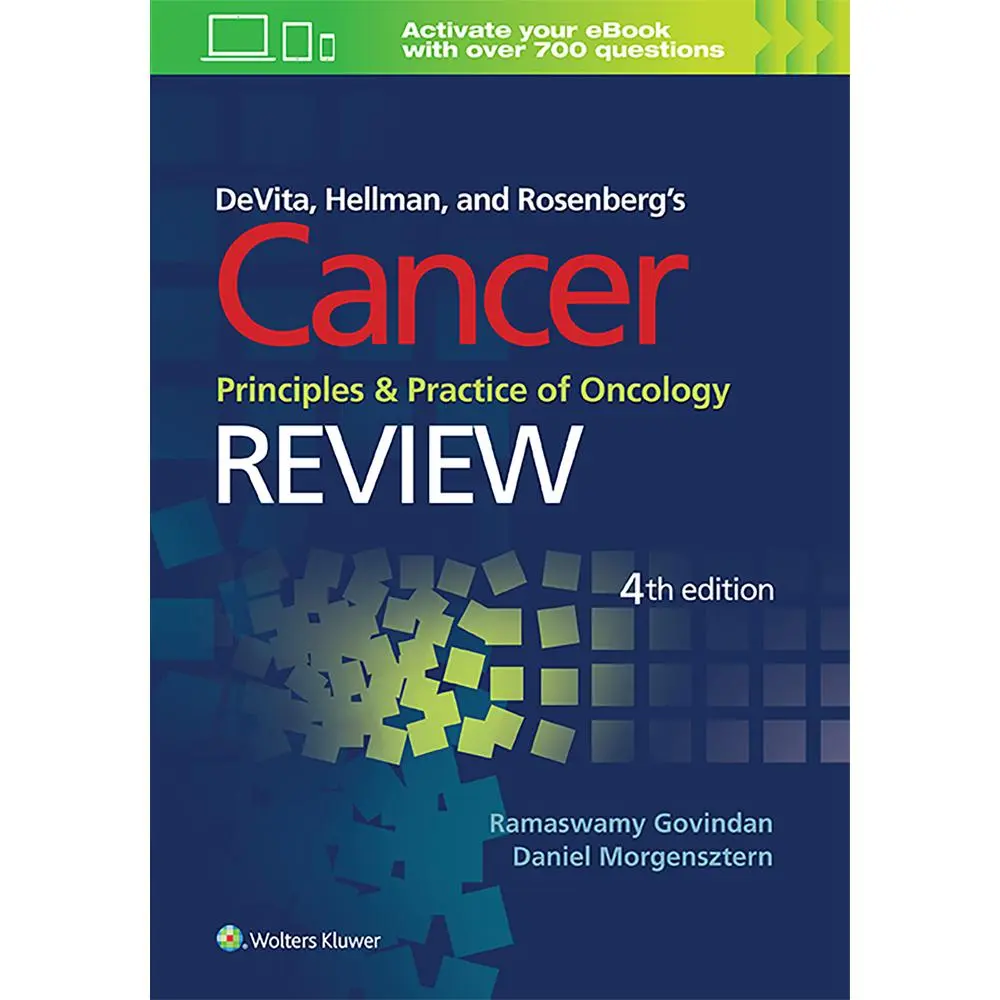 Used Book - Devita, Hellman, and Rosenberg's Cancer: Principles and Practice of Oncology Review (Paperback, English) - Covers Questions on Radiation, Immunotherapy, Diagnosis, Hematology