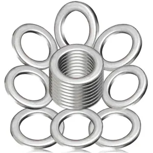 24-PCS Oil Drain Plug Gasket Washer- Aluminum M14 Crush Washer Oil Drain Plug- Premium Seal Replaces for OEM 94109-14000, For Accord,Civic,Ridgeline,Odyssey,CR-V,Pilot,Fit,Element