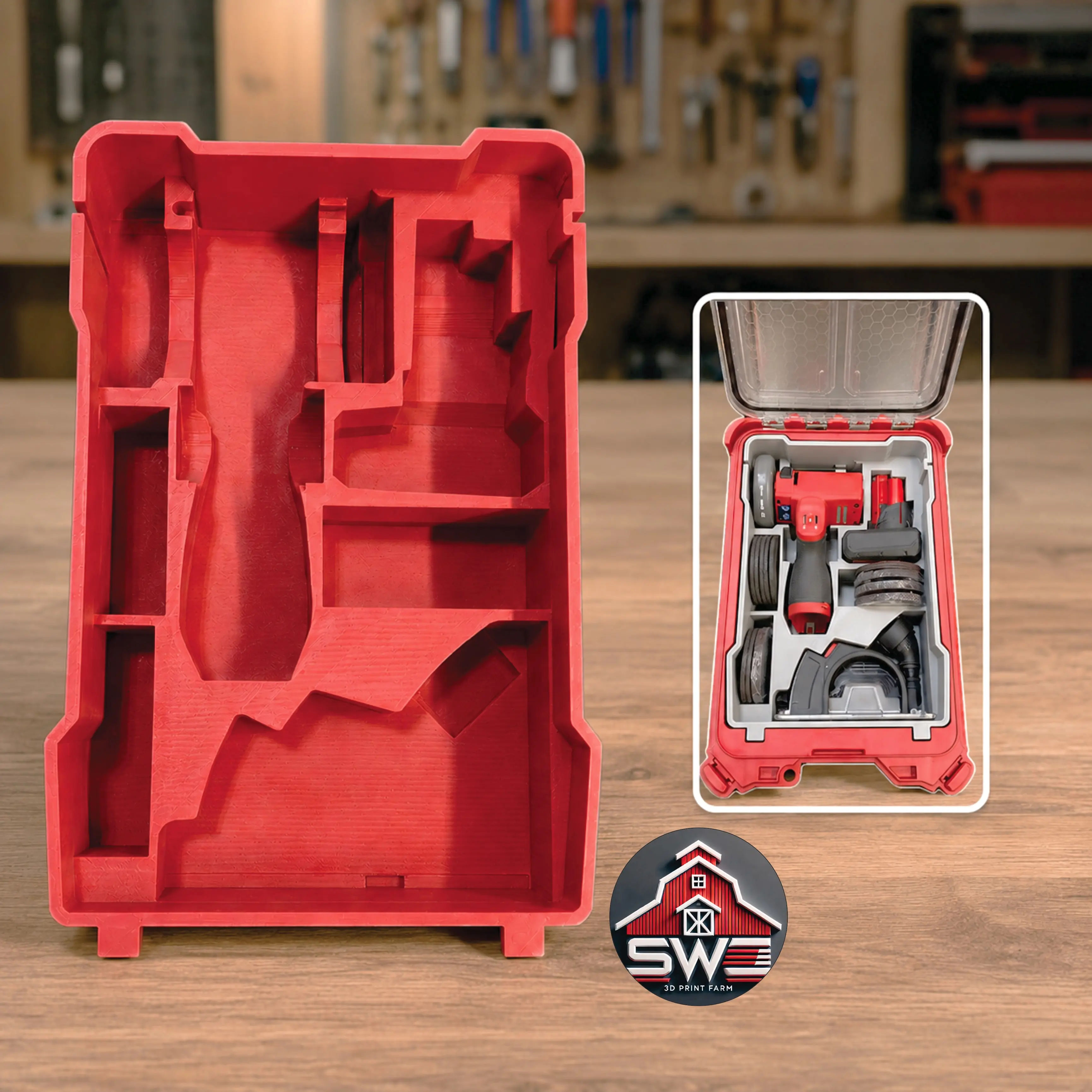 M12 FUEL 3 in Cut-Off Tool 2522-20 Insert Organizer for Milwaukee Packout 48-22-8435