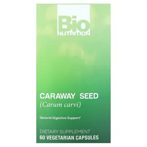Bio Nutrition Caraway Seed, 60 Vegetarian Capsules (500 mg per Capsule)