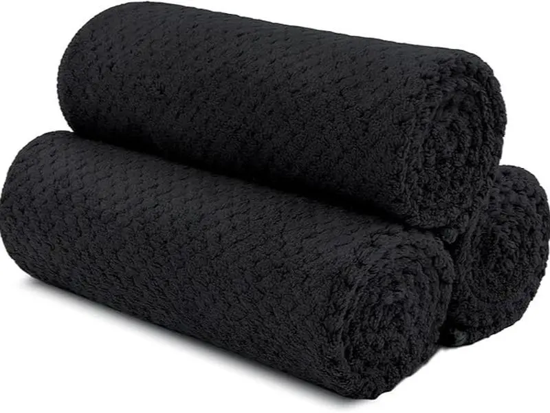 Workout Towels Set – 3 Fast-Drying, Soft Microfiber Towels for Gym, Spa, Camping, and Everyday Use, 16" x 27"