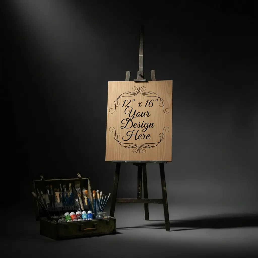 Custom 12" x 16" UV Printed Wood Canvas