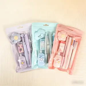 Cute Stationery Set, Kawaii Writing Essentials Kit, School Supplies for Student, Desk Accessories for Home School Office, Perfect Gift for Kids Teens pen