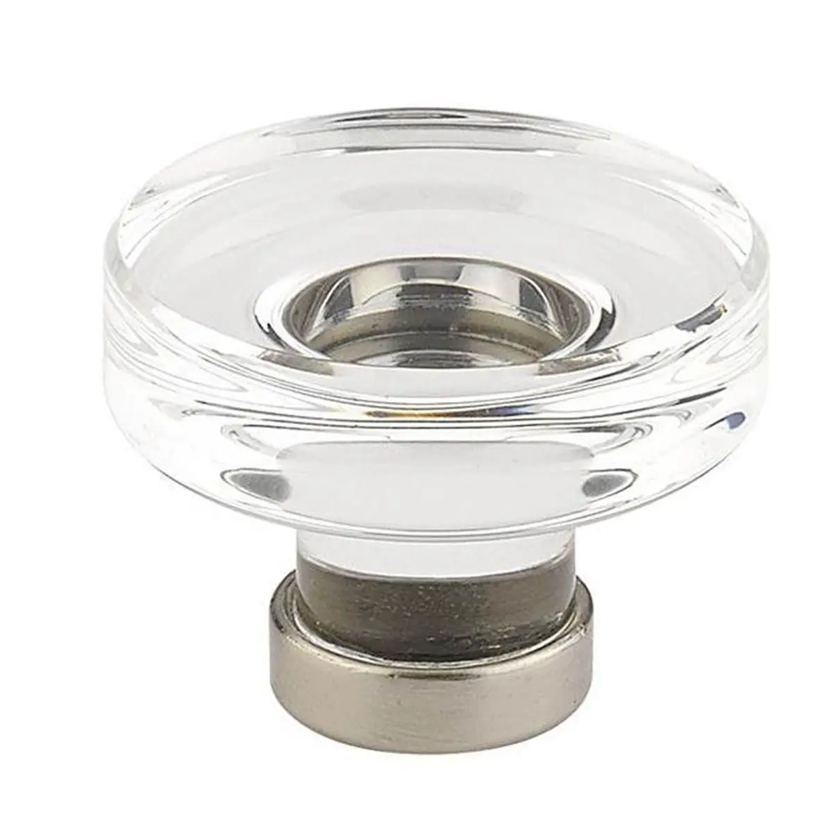212 MAIN Grayson Crystal Door Knob, 1.25 in. Bright Chrome Door Hardware Cabinet Knob