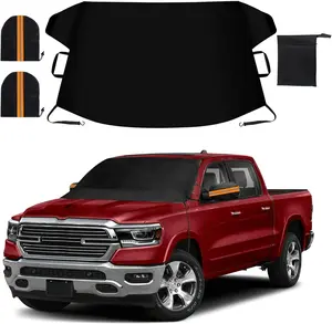 Windshield Snow Cover for Cars Trucks Vans Waterproof Windproof Winter Frost Ice Removal Sunshade with Side Mirror Covers ml  500 electric  window  tint  car Universal Fit Rear Bumper Guard door cover multi-function key
