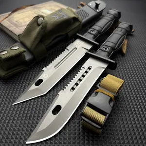 Versatile Fixed Blade Utility Knife, Rust-Resistant Steel Outdoor Tool for Hiking, Camping, Hunting