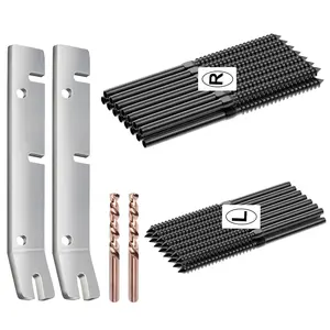 30 Pack T316 Stainless Steel Black Right&Left Handed Thread Swage Lag Screws for  Posts of 1/8" Deck  Railing Kit, Wire Railing Kit for Decks with Wrench, DIY  Baluster