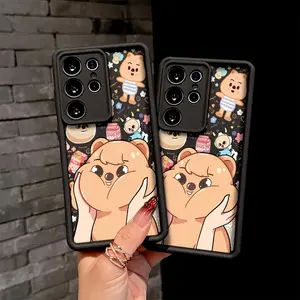 Phone case: Kpop S-Stray K-Kids Skzoos Cartoon Cute Quokka Phone Case for  Galaxy S25, S24, S23, S22, S21, S20 FE Ultra Plus 4G/5G - Soft TPU Shockproof Back Cover