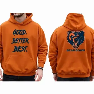 Chicago Football Good Better Best Hoodie, Bear Down Shirts, Chicago Sport Shirt, Youth Shirt, Gift for Him