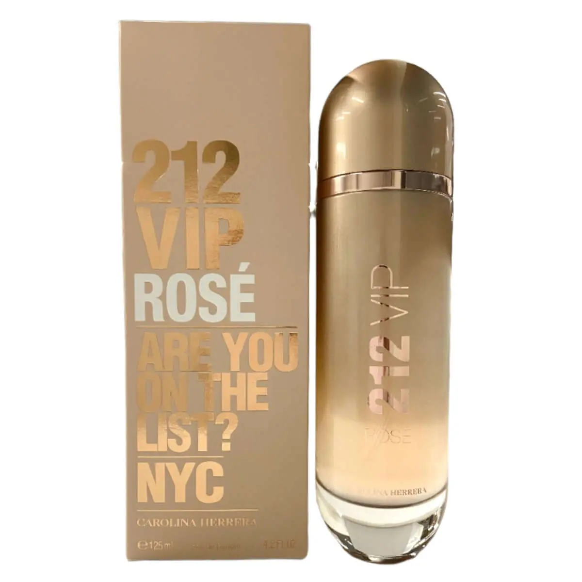 Carolina Herrera 212 VIP Rose EDP - 4.2 fl oz Alcohol-Based Floral Women's Fragrance with Roses & Champagne Notes, Soft Elegant Party Vibe, New In Box Single Bottle, Boxed Women's Fragrance, Floral Scents Perfume, Perfumes Edp, Soft Elegant Fragrance