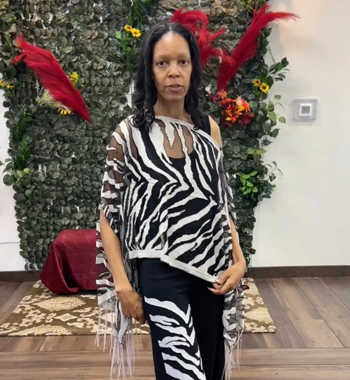 Burnout Tiger Scarf