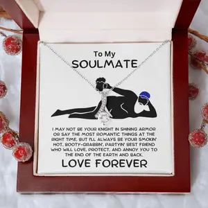 Gift for Soulmate - Not Your Knight in Shining Armor - Pendant Necklace