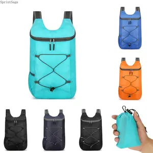 5.28 gallon ultralight folding backpack, 210D storage day backpack, suitable for hiking, travel, camping, school, commuting
