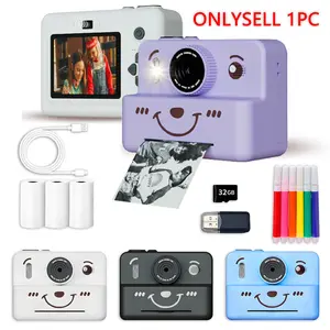 Instant Camera with Accessories, 2.8 Inch Screen 1080P HD Camera with Memory Card & Reader & Colored Pen & Data Cable, Birthday Gift