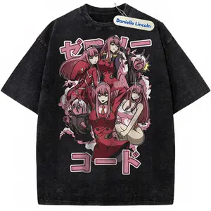 Zero 2 Anime Graphic T-Shirt, Darling in the Fr4nxx Shirt, Gift For Fan Manga, Gift For Men, Gift For Women, Crew Neck T-shirt, Trending T-shirt