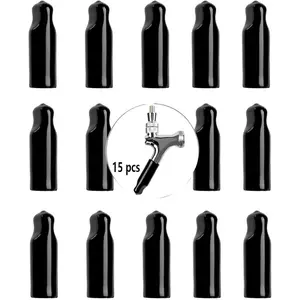 15 Beer Tap Cover Keg Cap Rubber Draft Faucet Soother Nipple Sanitary Covers