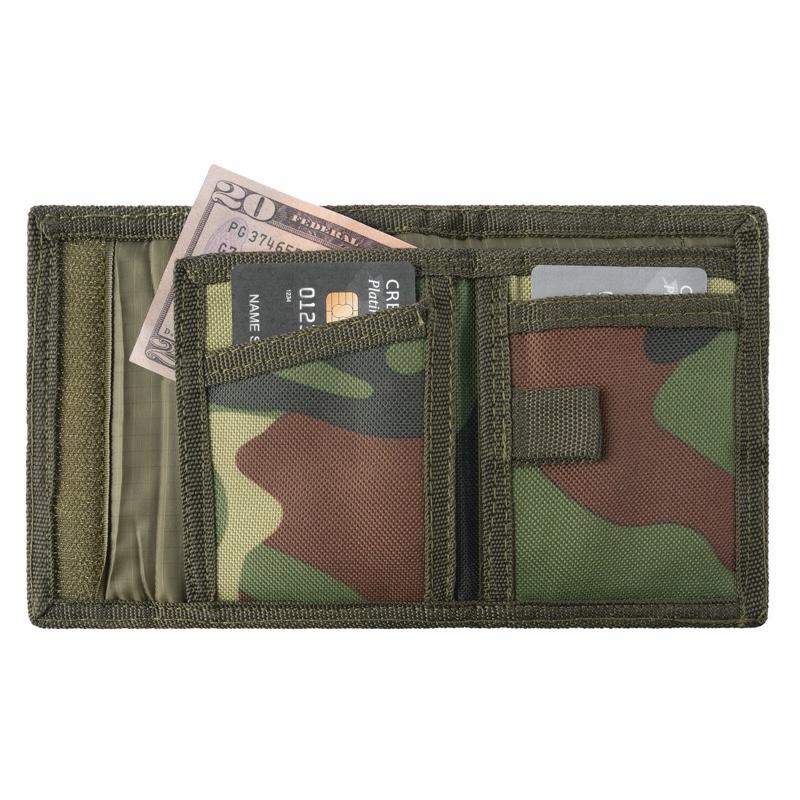 Rothco Commando Wallet Tri-Fold Design with Hook & Loop Closure 5 Interior Pockets for ID Credit Cards and Money Secure Storage
