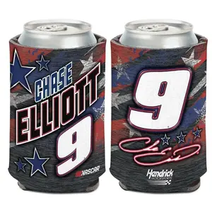 Chase Elliott 2026 Patriotic #9 Can Hugger 12oz Cooler