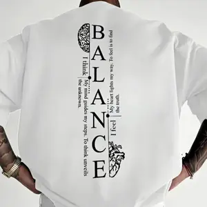 Men's Regular Fit Graphic Print Round Neck Tee, Street Fashion Casual Short Sleeve T-shirt for Daily Wear, Men's Summer Clothes.