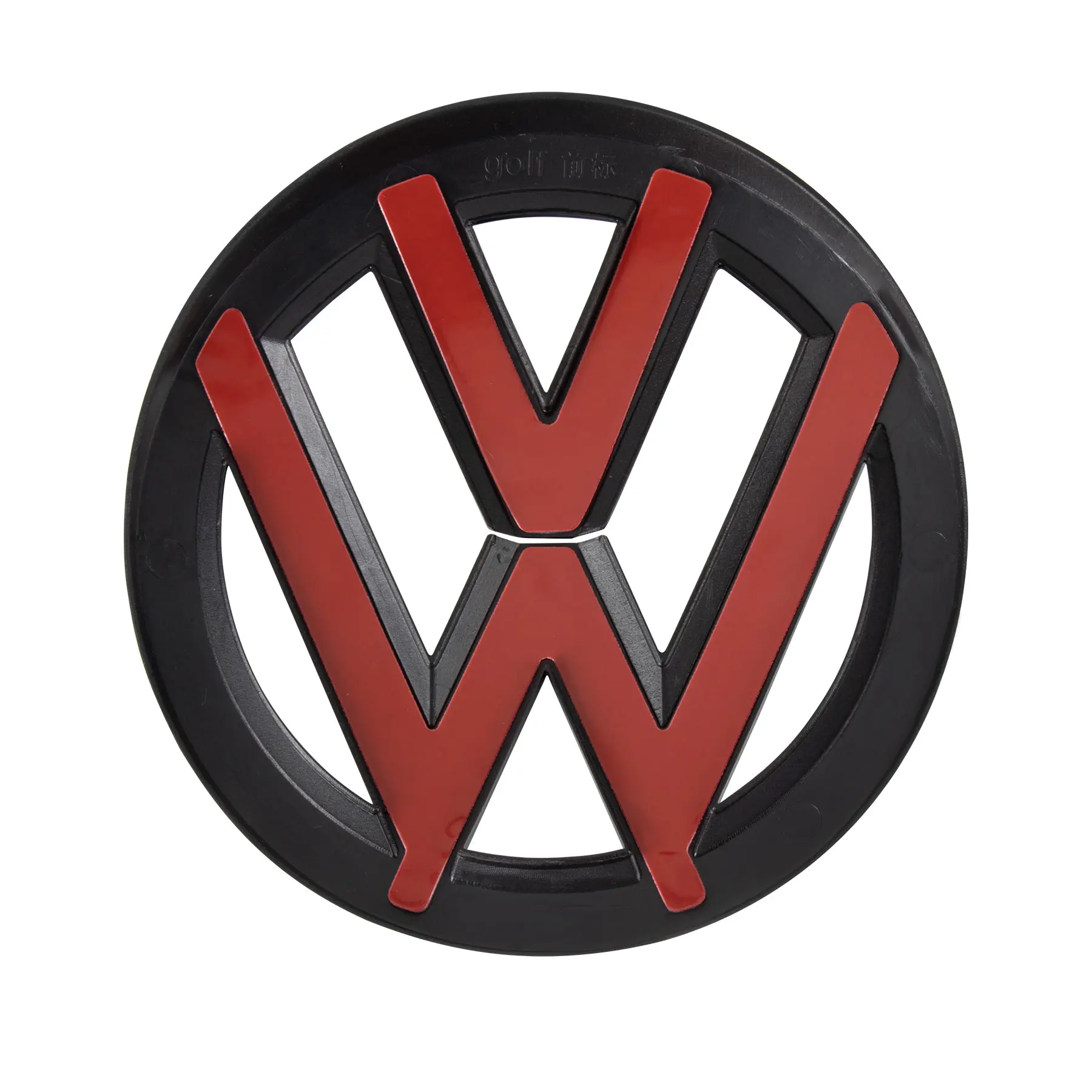 1/2pcs Non-destructive Car Front Grille Logo Emblem Decor Rear Trunk Lid Badge Sticker Decals Car Accessories For Volkswagen VW Touareg 2016 2017 2018, Vehicle Exterior Decoration, Automotive Accessories Decal For Cars