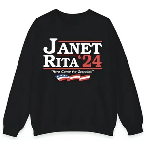 Bluey and Bingo Janet and Rita Shirt , Sweatshirt, Hoodie - Grannies 2024 Gear - Cotton-Polyester Blend - Women's Fashion