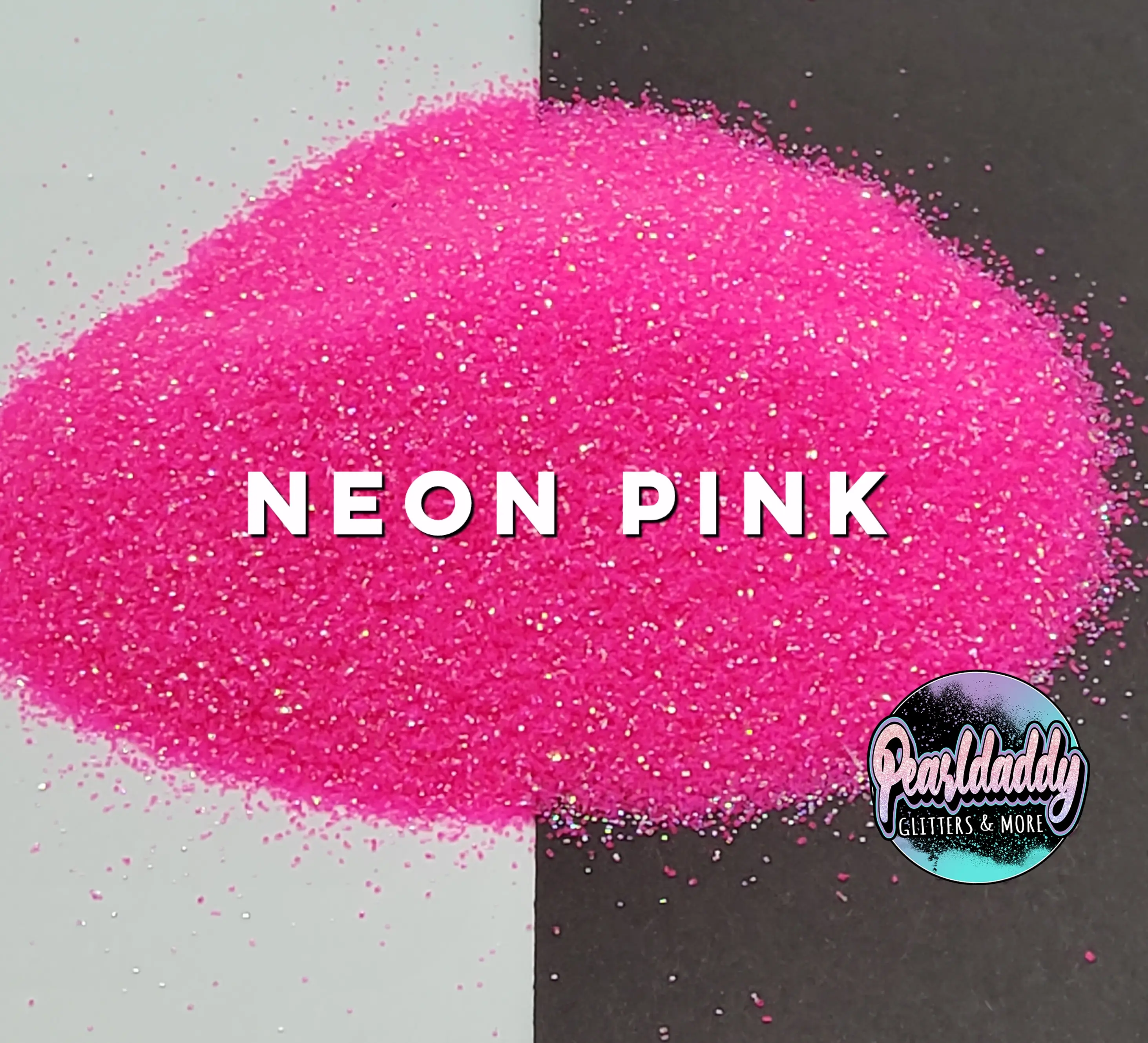 Neon Pink Iridescent Glitter