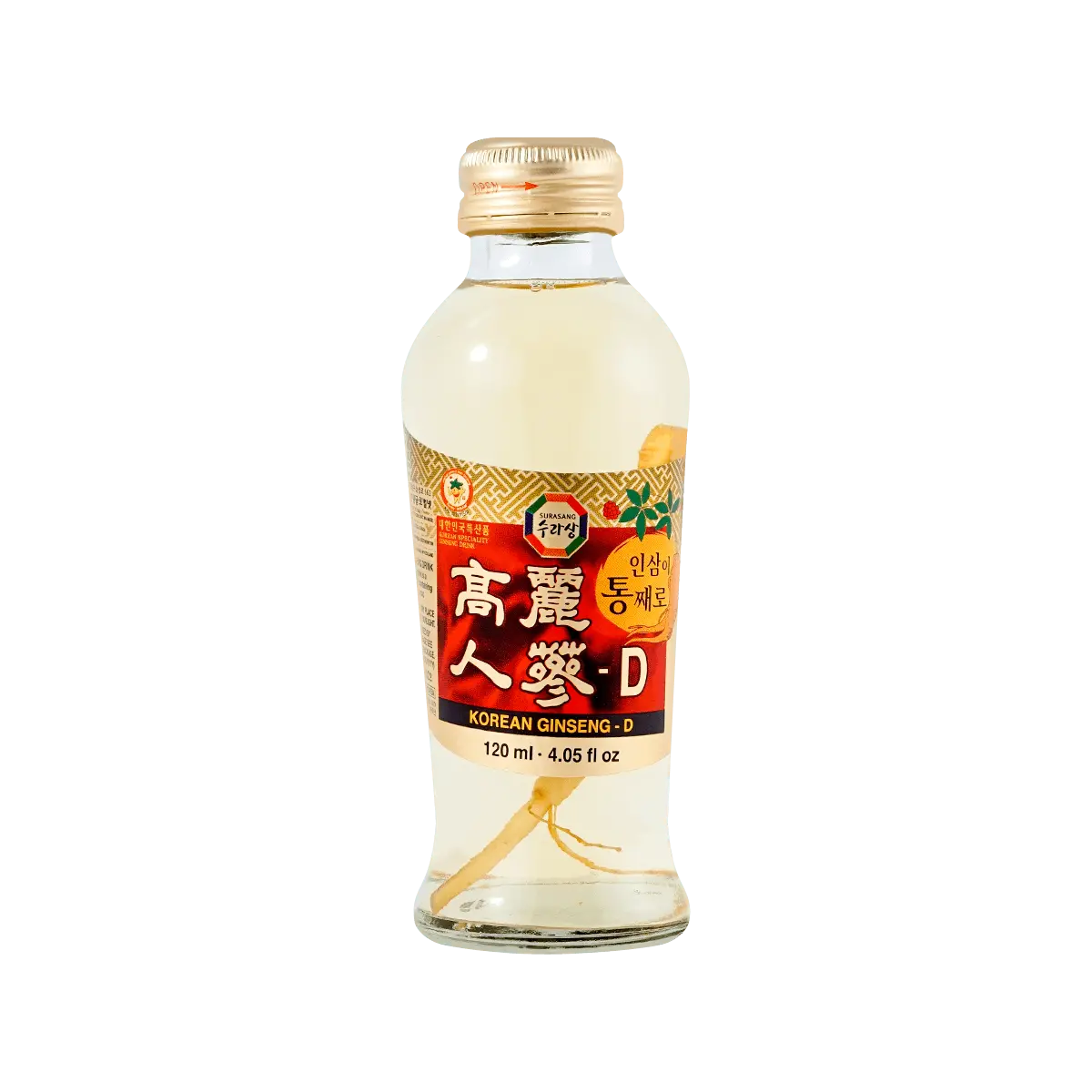 SANG 3 JIN Korean Ginseng Drink 120ml - Whole Ginseng Root Visible, Premium Ginseng Supplement for Energy & Immunity SANG 3 JIN Korean Ginseng Drink 120ml - Whole Ginseng Root Visible, Premium Ginseng Supplement for Energy & Immunity