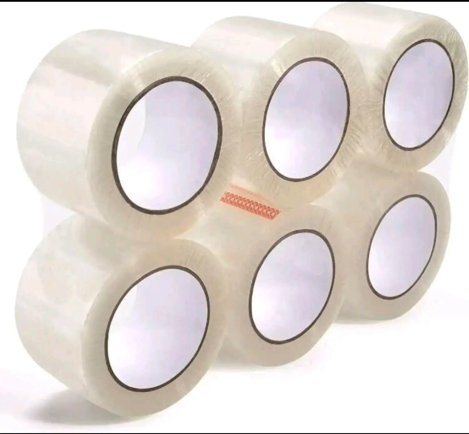 Secure Packaging Solution 12 Rolls 2 mil 2" x 110 Yard 330FT Sealing Tape for Versatile Shipping and Packaging Needs