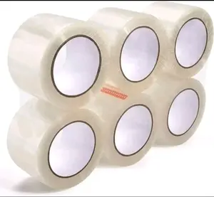 Secure Packaging Solution 12 Rolls 2 mil 2" x 110 Yard 330FT Sealing Tape for Versatile Shipping and Packaging Needs