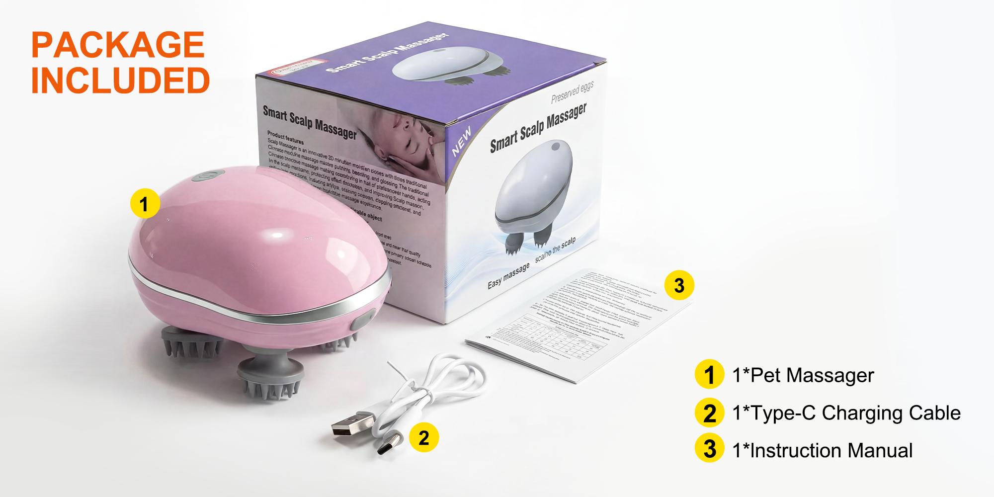 Geoorood Pet Head Electric Massager: lmitate Human Fingers for Cats & Dogs, Massager Brush Relieve Anxiety, Pet interactive massage machine Toy , Grooming Supplies Geoorood Pet Head Electric Massager: lmitate Human Fingers for Cats & Dogs, Massager Brush Relieve Anxiety, Pet interactive massage machine Toy , Grooming Supplies