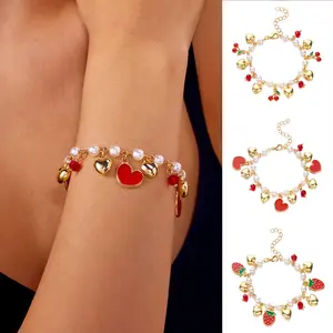 2026 New Arrival: Sweet & Versatile Cherry, Strawberry, and Heart-Themed Jewelry — Unique, Minimalist, and Adjustablev