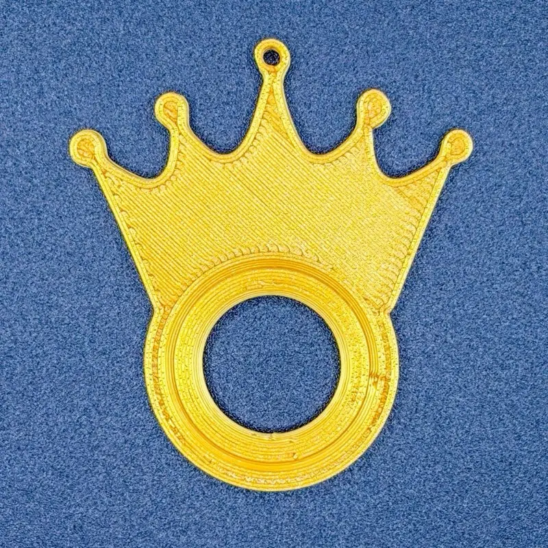 Crown Key Spinner – Compact Spin-Style Key Fidget