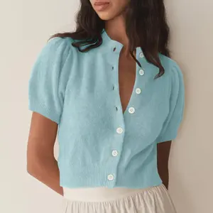 Bubble Short Sleeved Cardigan