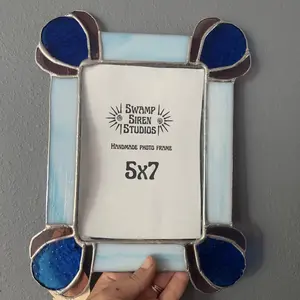 Stained Glass Art Deco Picture Frame