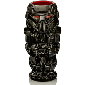 Geeki Tikis Star Wars: The Mandalorian Dark Trooper Ceramic Mug | Holds 18 Ounce