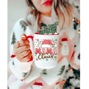 Mama Claus Coffee Mug Holiday Coffee Mug Christmas Gifts Christmas Gift for Mom T3KXHF