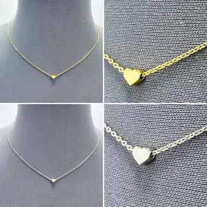 Dainty Heart Charm Necklace