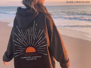Sunset Hoodie Beach Hoodie Beach Hoodies Oversized Hoodie Beachy Sweatshirt Beachy Hoodies Coconut Girl Surf Hoodie Beach Sweatshir
