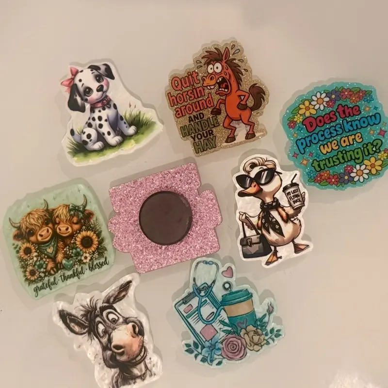 LIVE CLAIM: Acrylic Magnets
