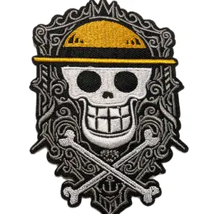 One Piece anime iron on patch 3 inches by 4 1/2 inches